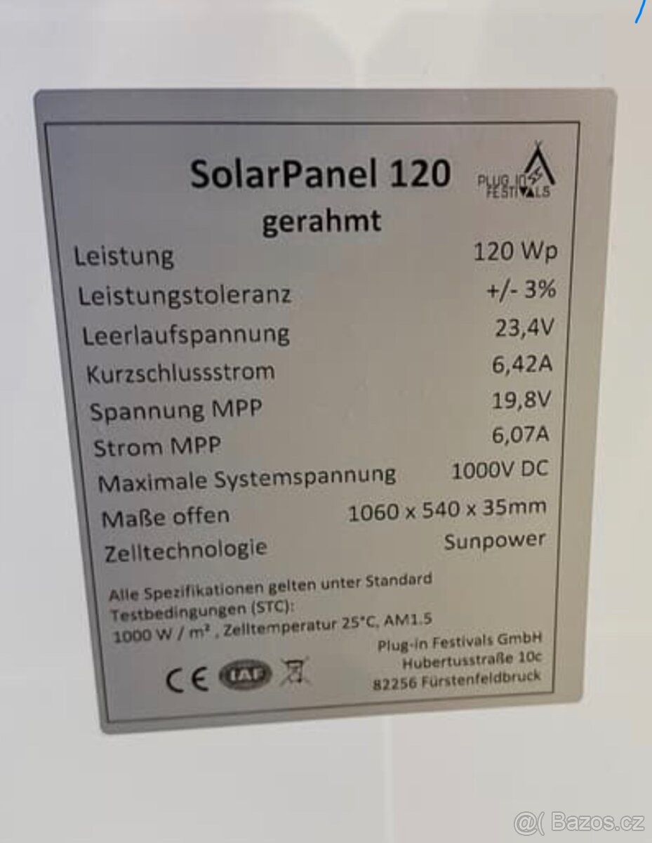 Solární panely 120 wp - 2