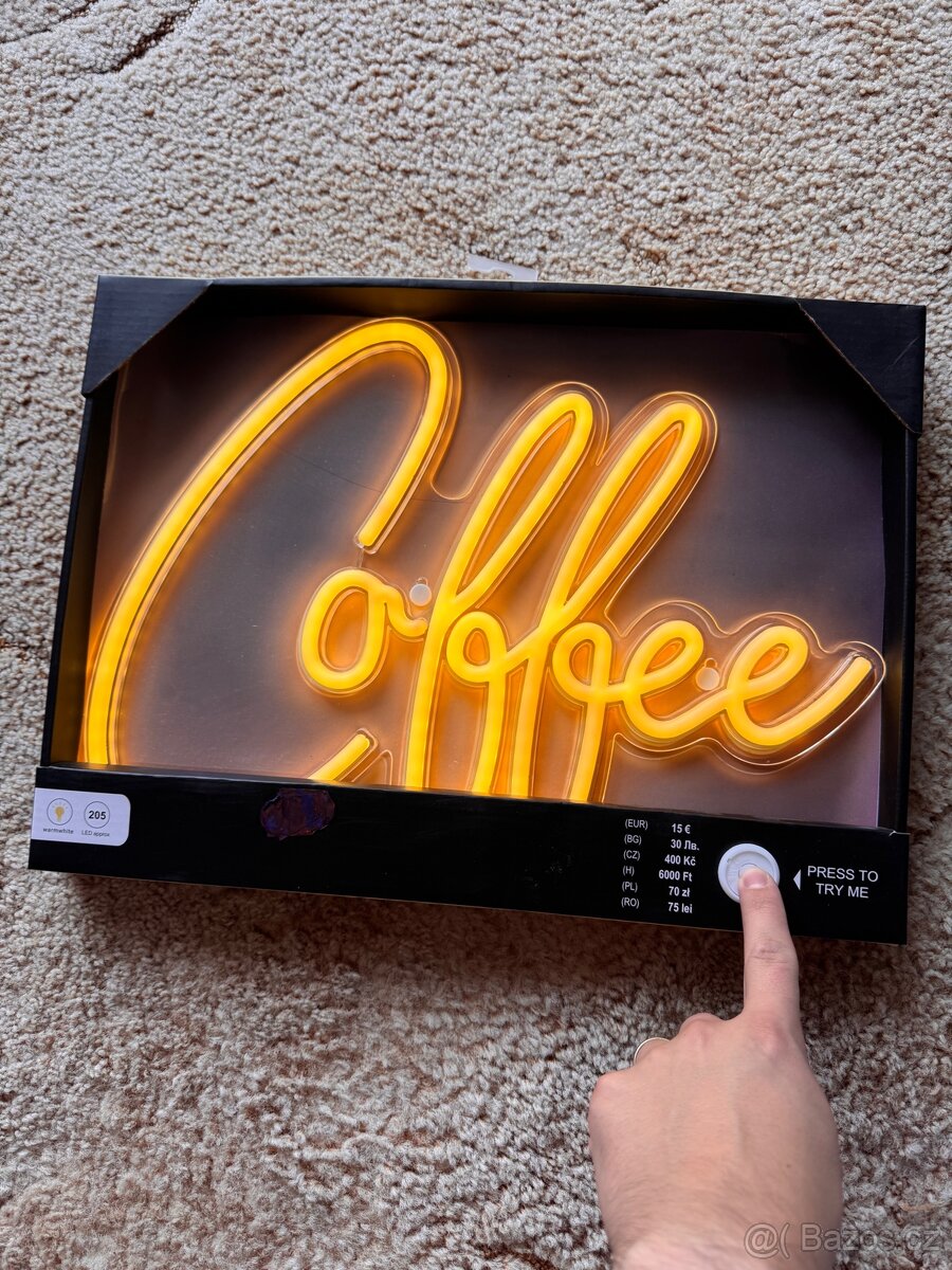 LED neonový nápis „Coffee“ - 2