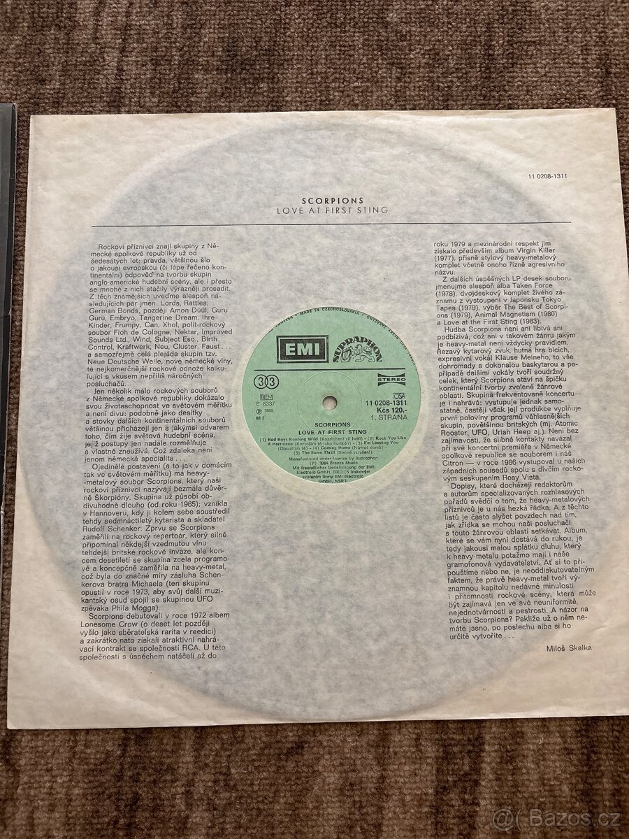 Scorpions - Love at first sting LP - 2