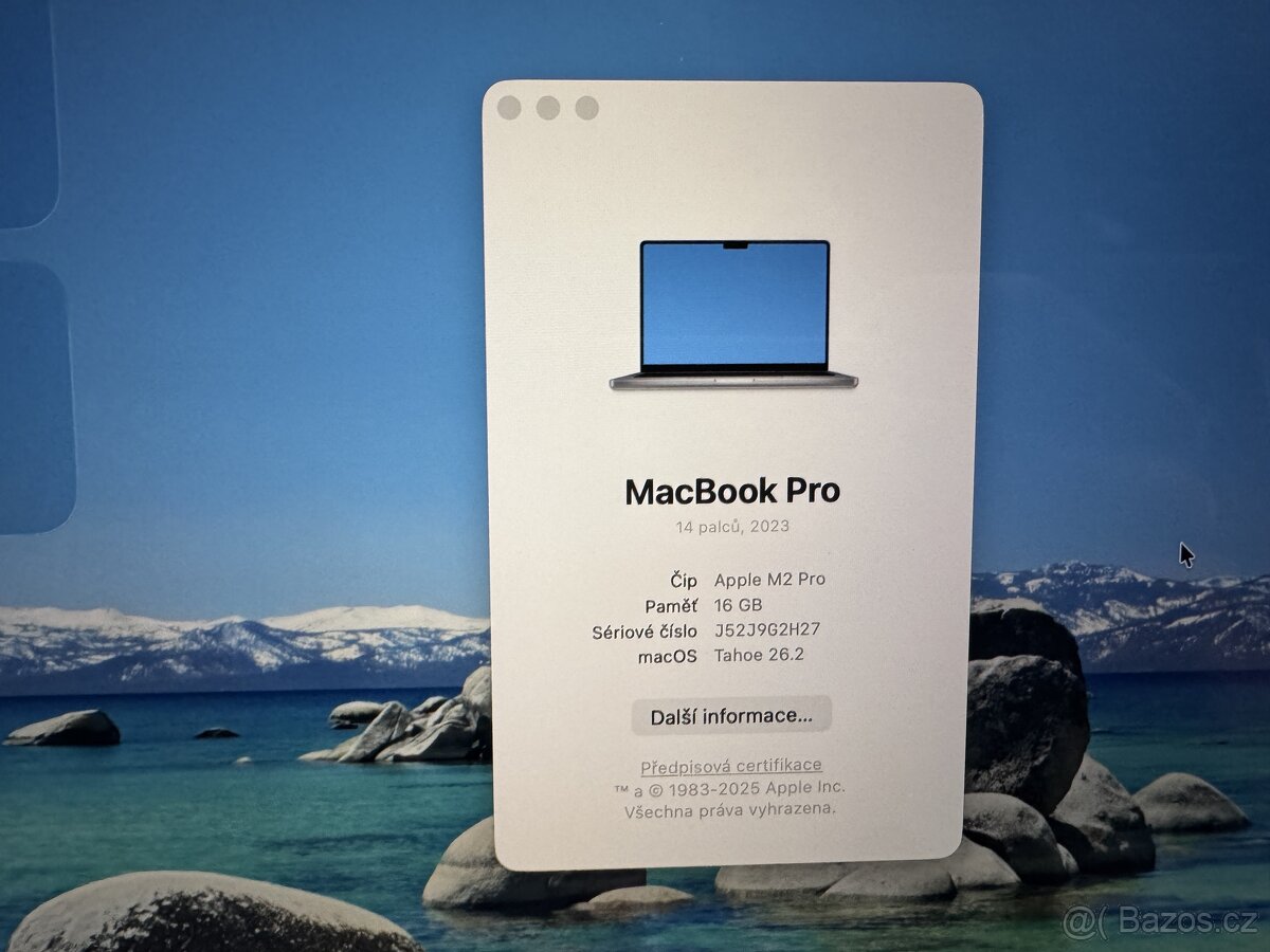 MacBook Pro 14” 2023 M2 Pro / 16GB / 512GB - 2