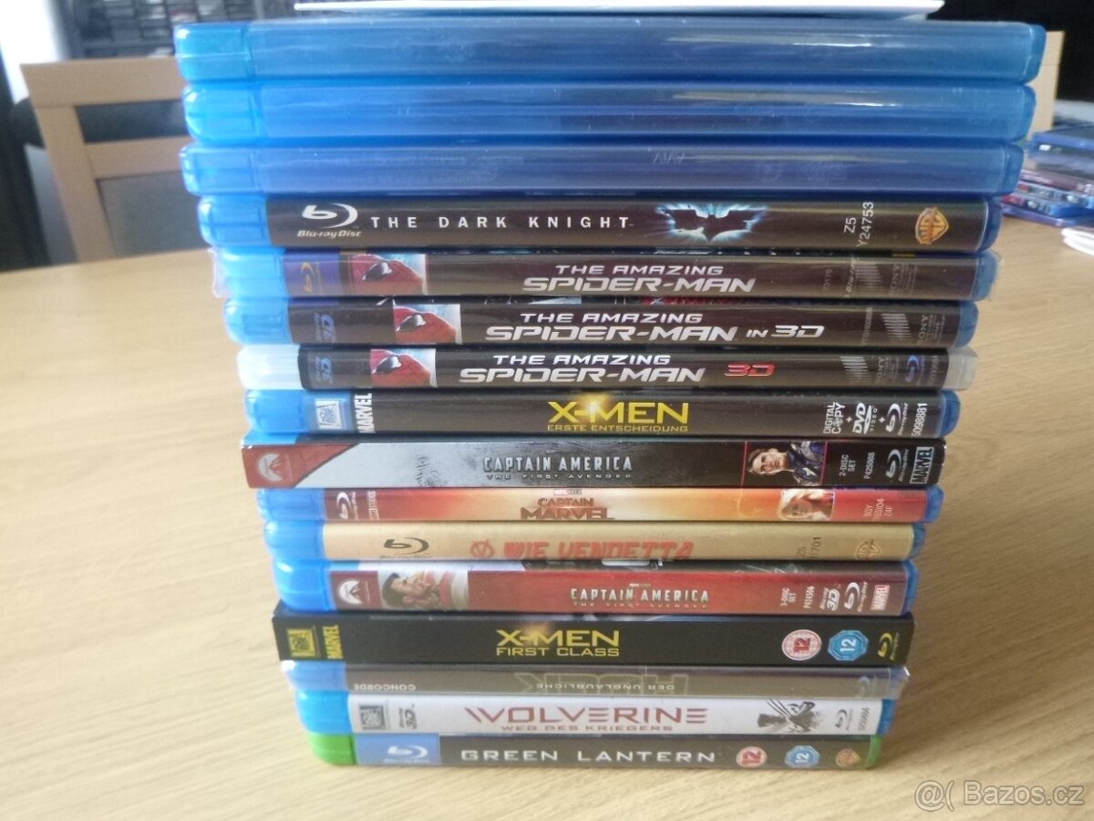 17x KOMIKSOVY FILM NA BLU-RAY (celkem 29 disku) - 2