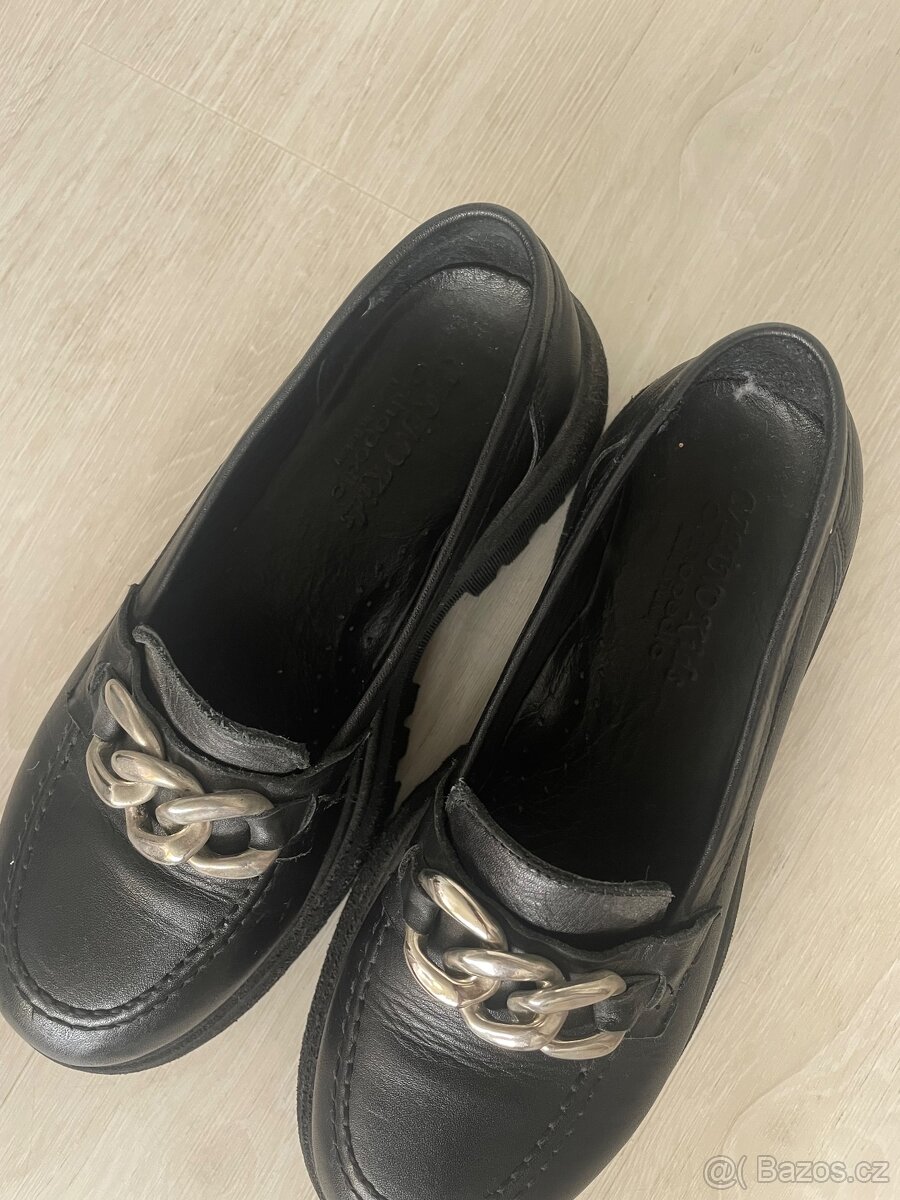 Dívčí mokasíny, vel. 34 - 2