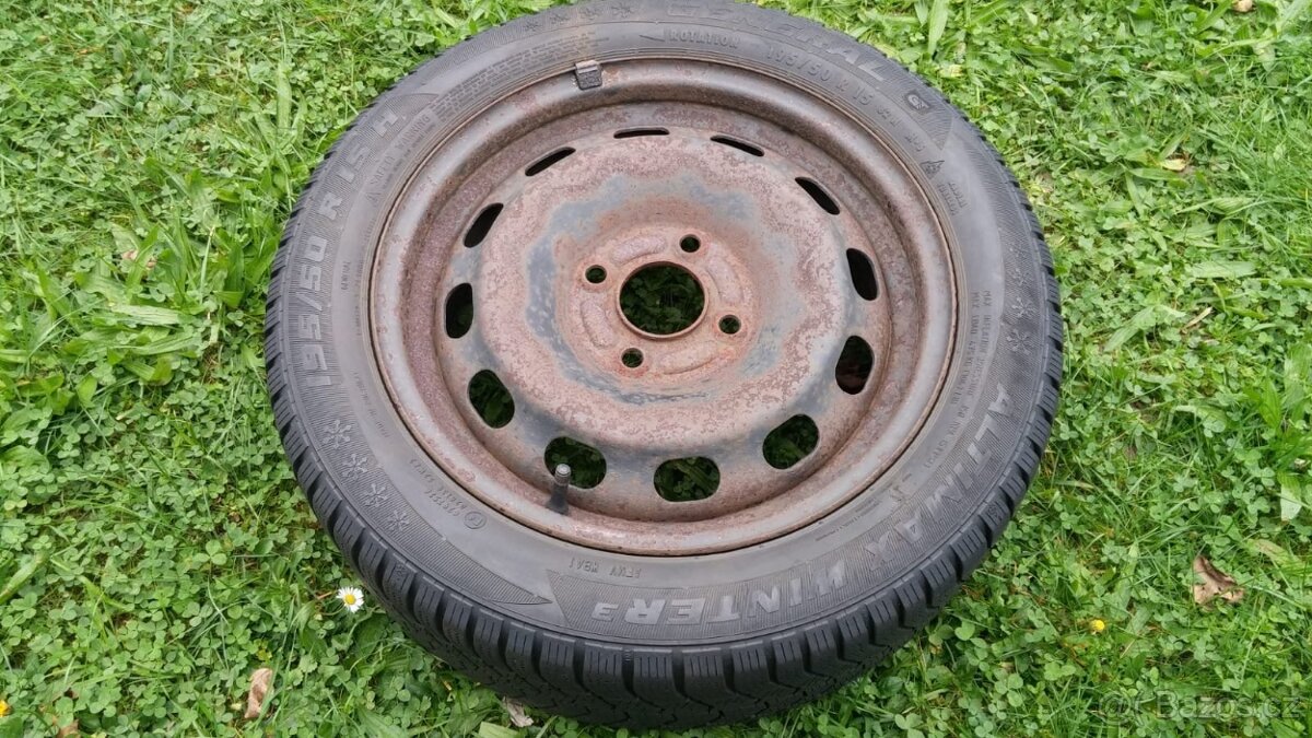 4ks zimních pneumatik 195/50 R15 (2x Hankook, 2x Altimax) - 2