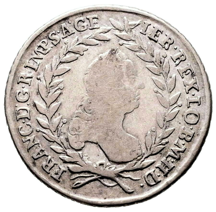 Stříbrná mince František Lotrinský Sedmihrady - 2