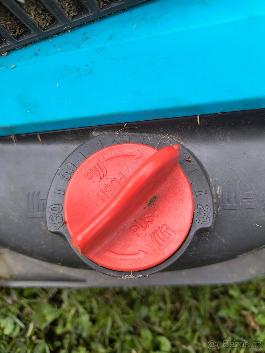 Sekačka Gardena 37, 1800W koš 45l jen 2 sezóny - 2