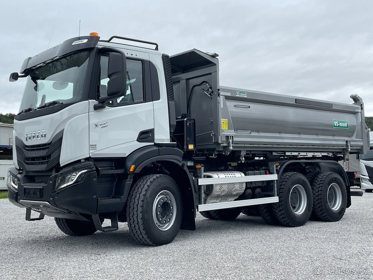 IVECO X-WAY 300X48Z 6x4 vč. sklápěcí nástavby IHNED - 2