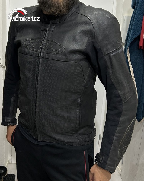 Kožená bunda XRC XRC Grans AIR blk/grey - 2