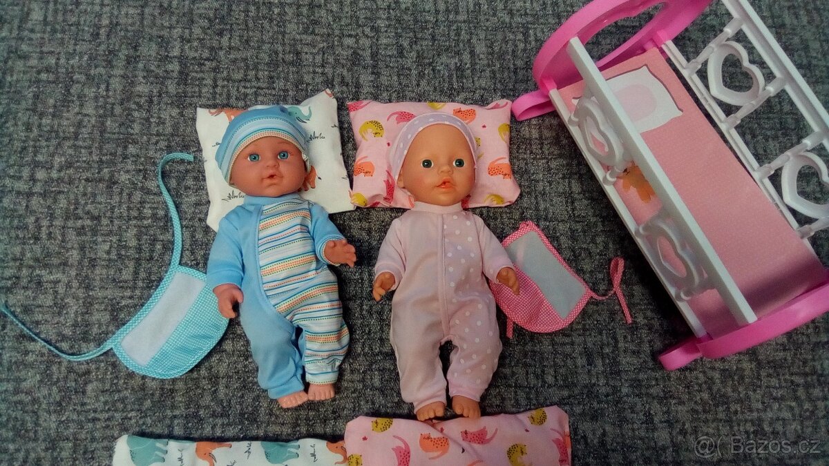 Panenky,postýlka,cena celkem - 2