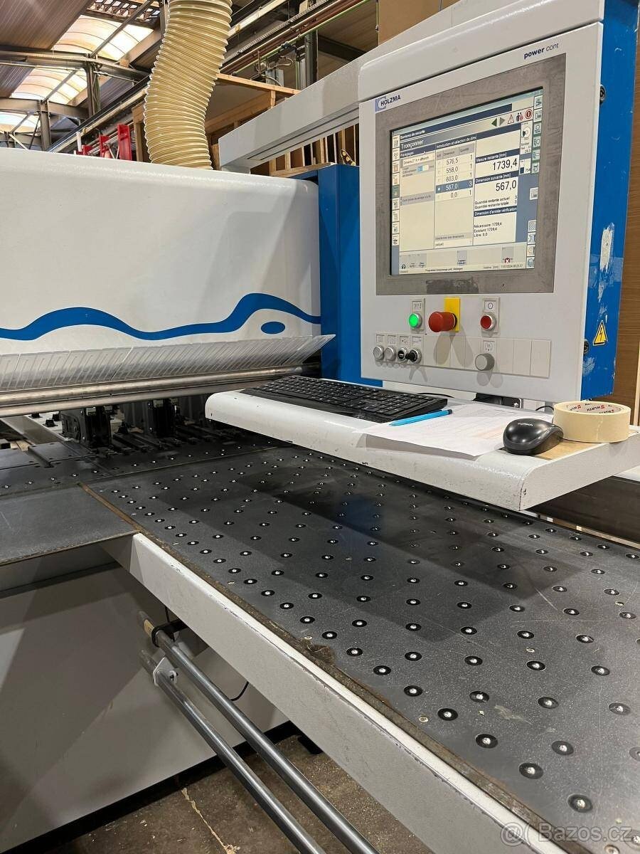 Velkoplošná dělící pila HOLZMA HPL 380/43/22 Optimat - 2