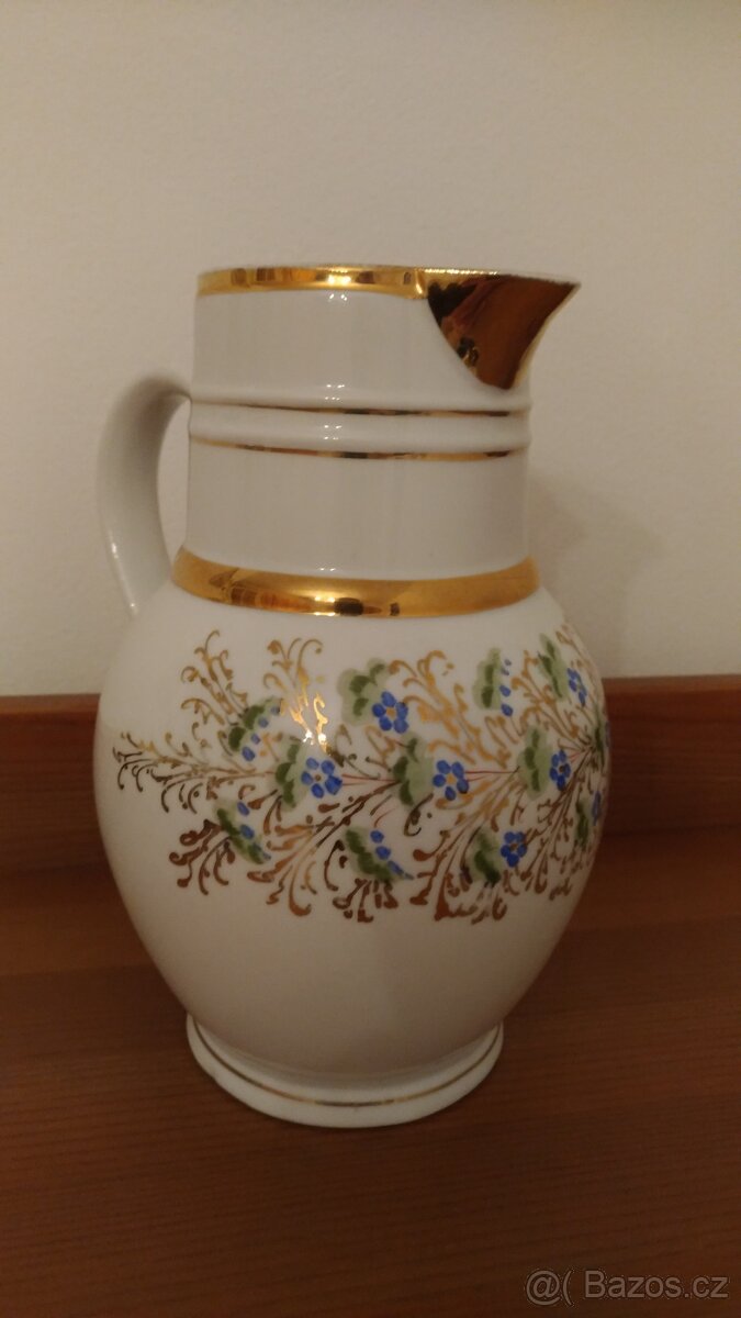 Ručně malovaný porcelánový džbán - 2