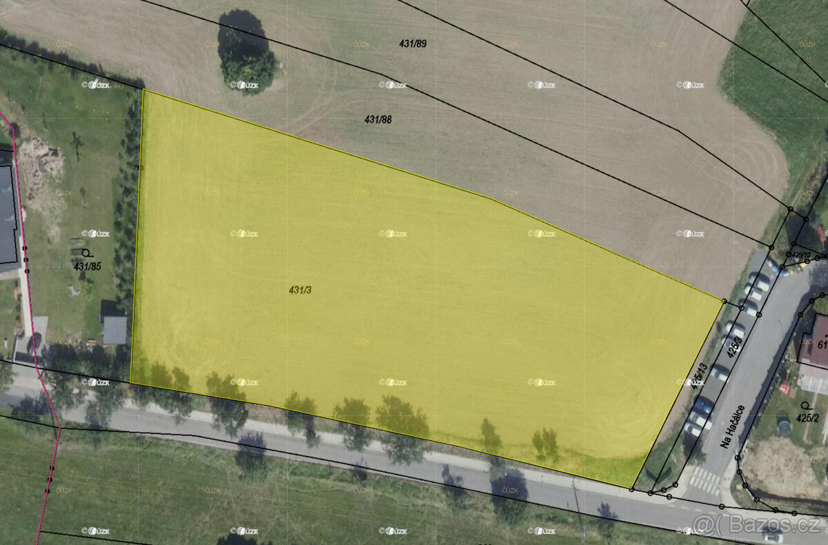 Tehov u Říčan 6 408 m² - 2