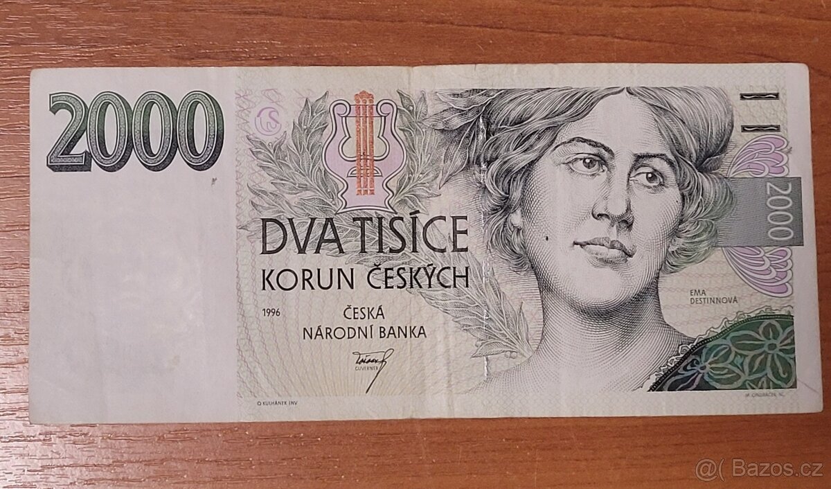 Bankovka 2000 Kč řady A - 2