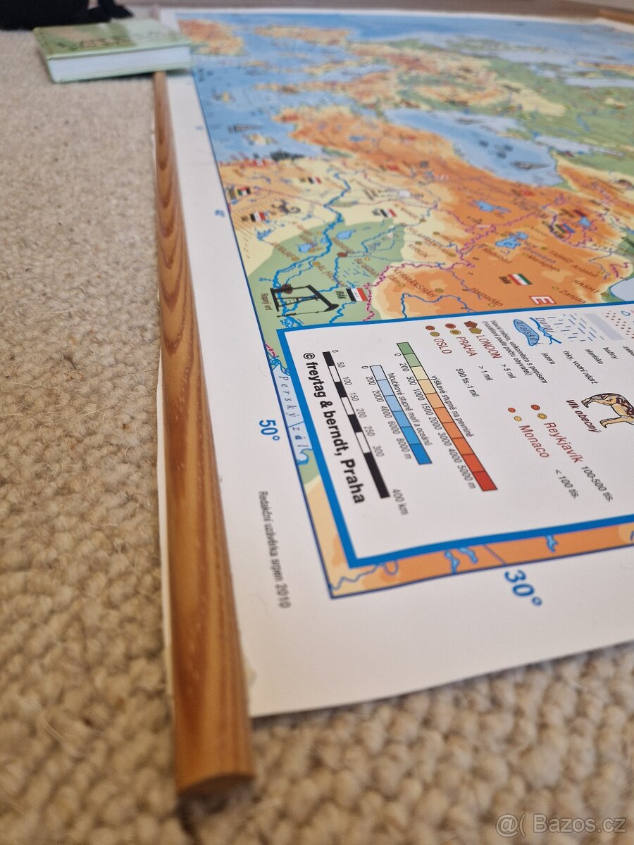 Nástěnná mapa Evropy - 2