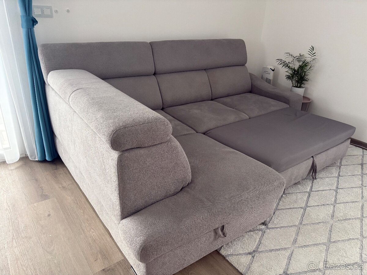 Rohový rozkládací gauč - 2