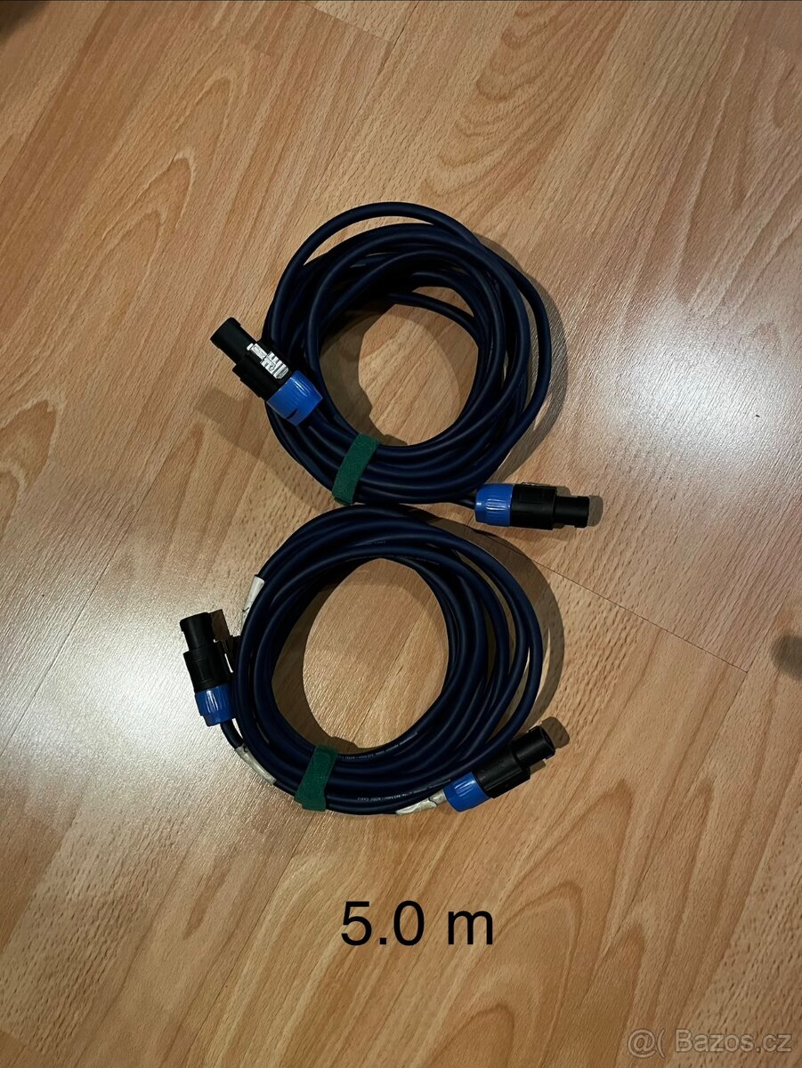 Speakon kabely, různé délky - 2