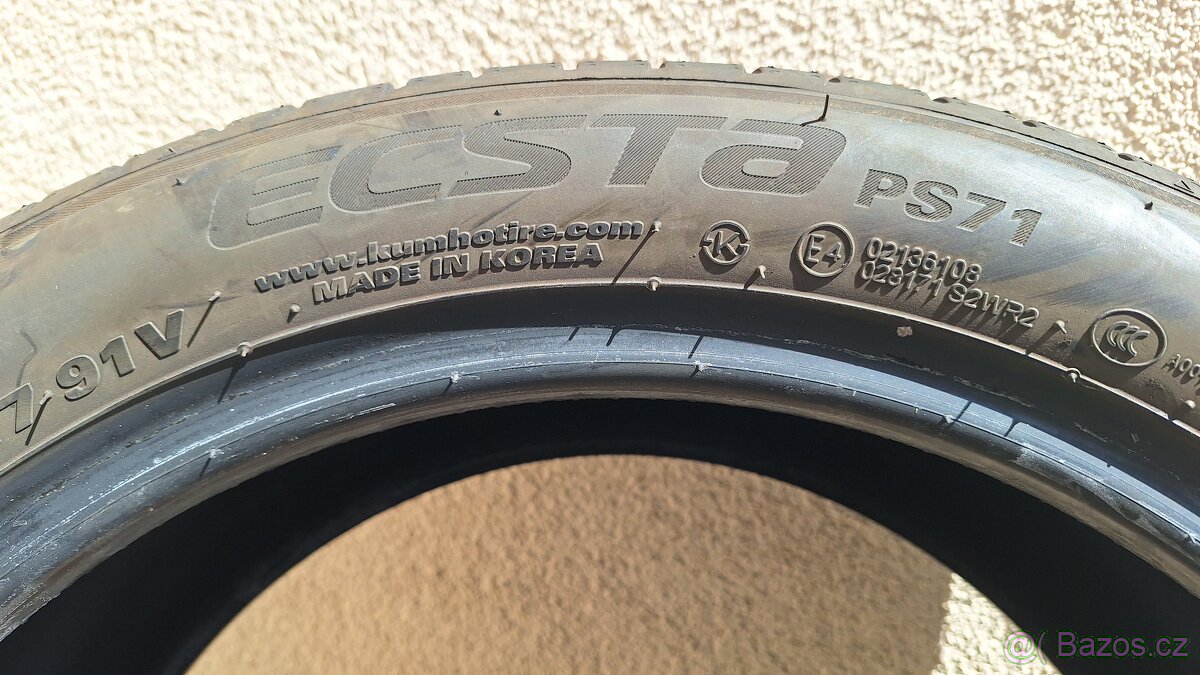 4 letní pneu Kumho Ecsta 215/45 R 17 - 2