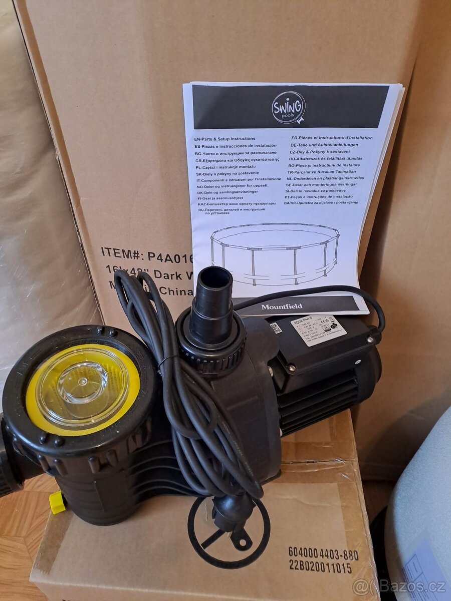 Nový bazén ,filtrace - 2