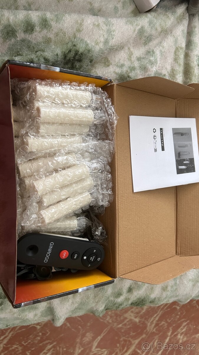 LED svíčky na vánoční stromek 40ks - 2