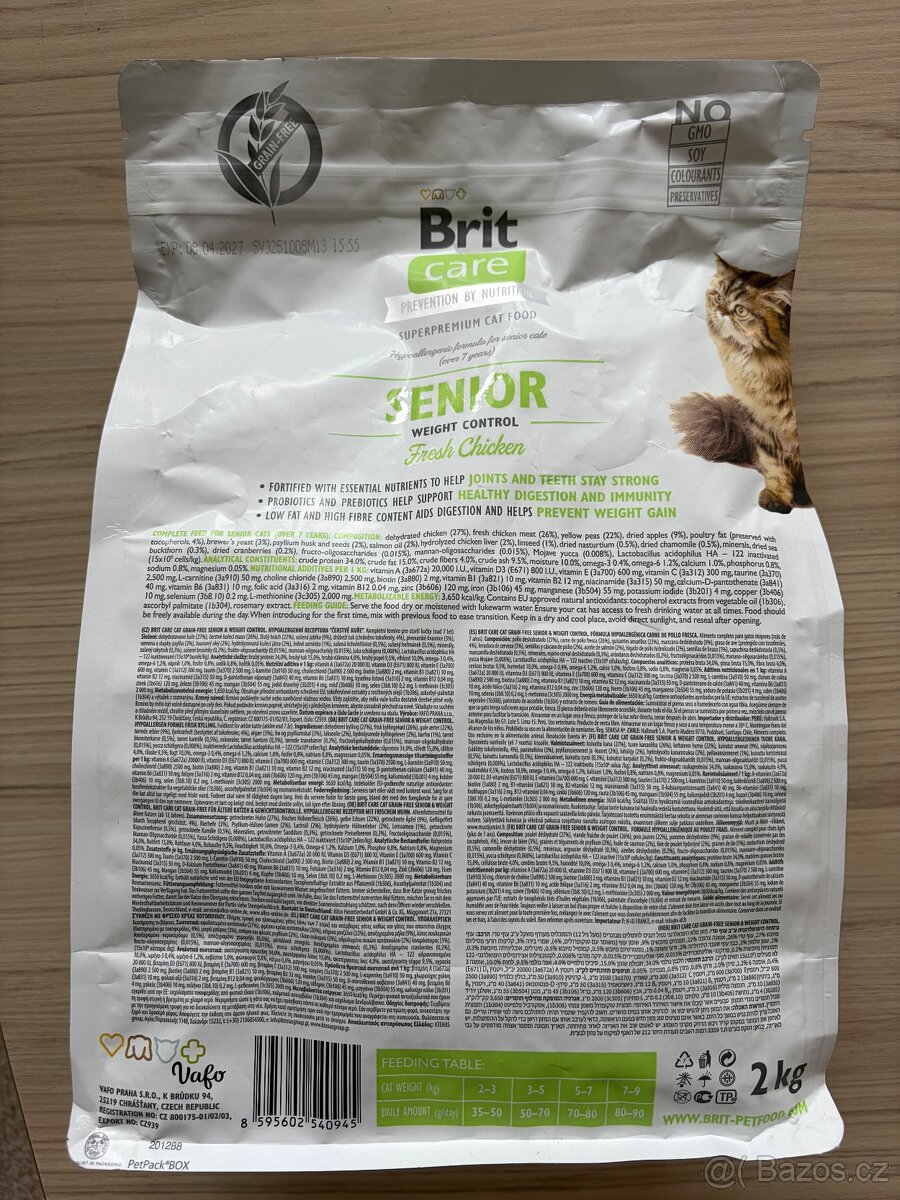 BRIT granule pro kočky- SENIOR - 2