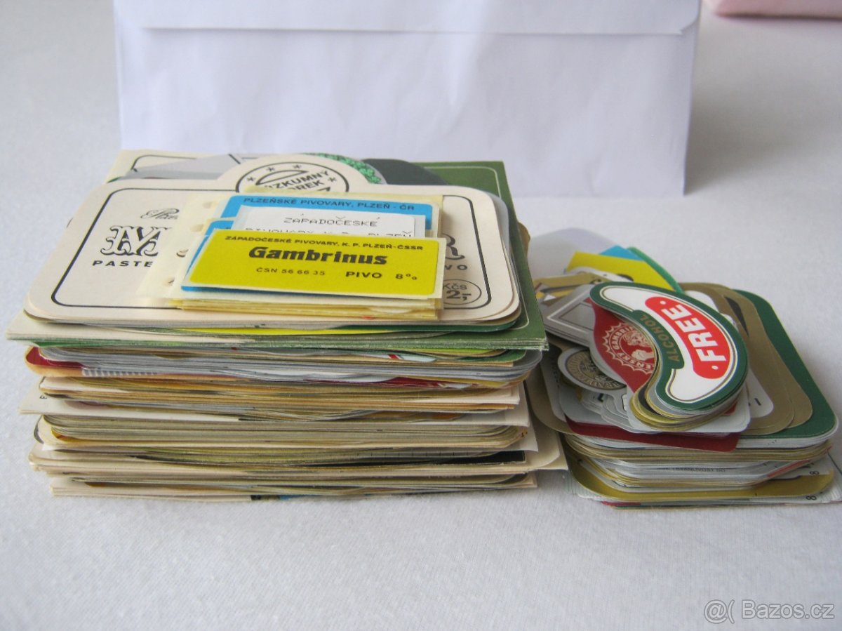 sbírka pivní etikety pivovar Gambrinus Plzeň 590ks - 2