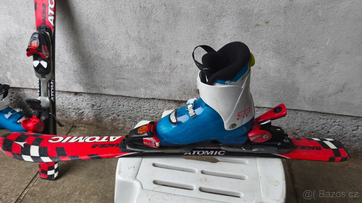 Dětské ski+boty+helma - 2