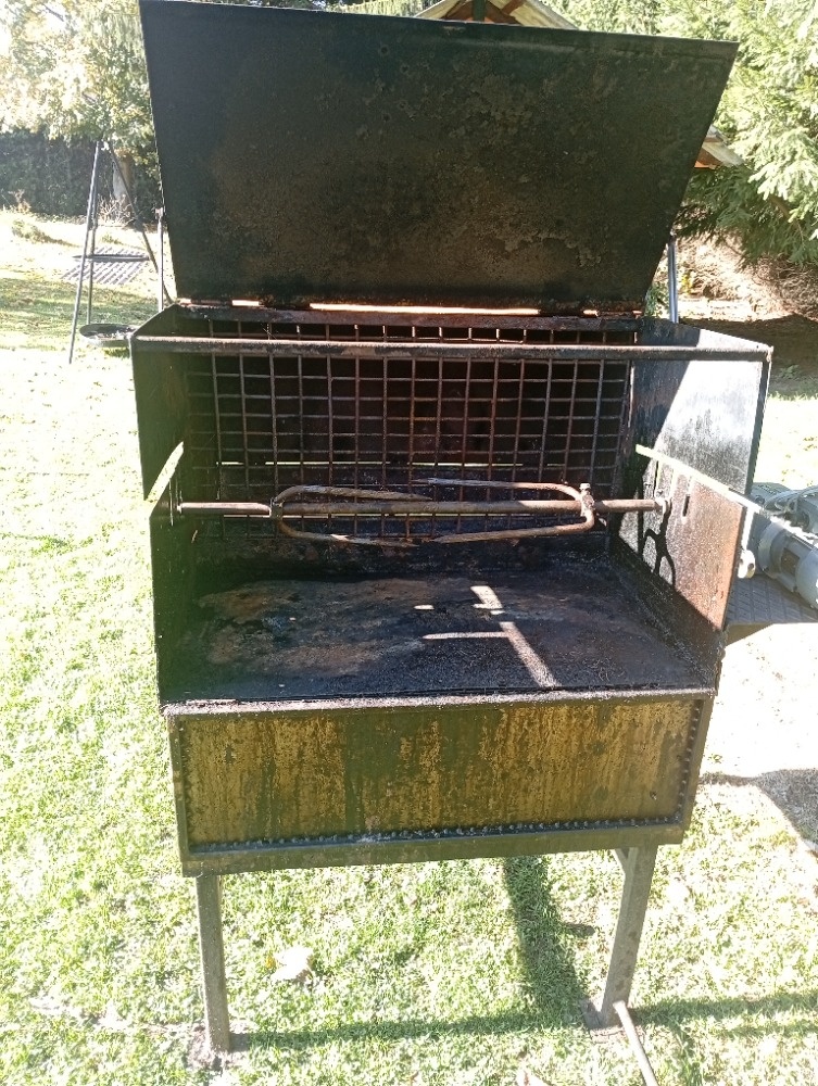 Gril na kýtu, sele, kuřata. - 2