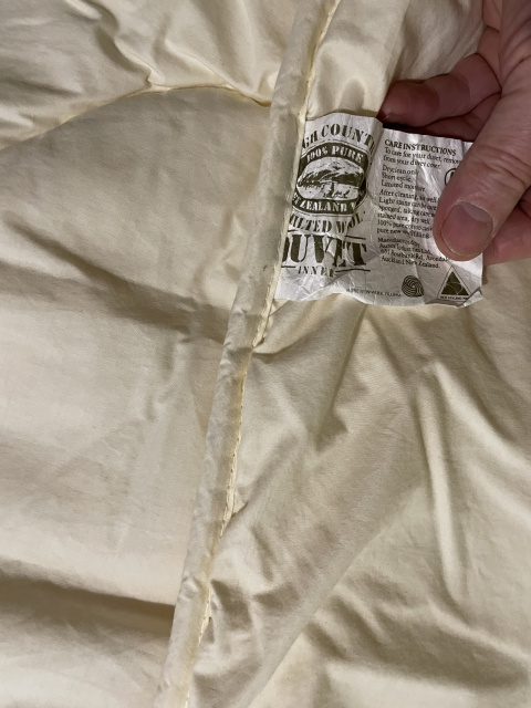 Prošívaná deka s náplní z ovčí vlny Nový Zéland - 2