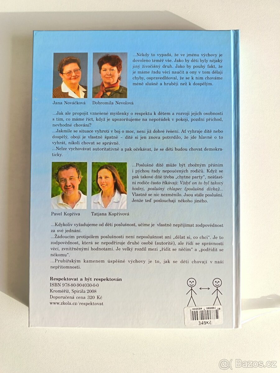 Respektovat a být respektován, kniha, karton, vazba - 2