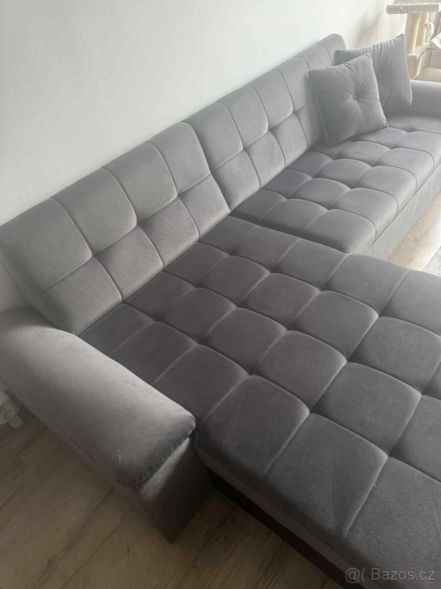 Rozkládací sedačka s úložným prostorem - 2