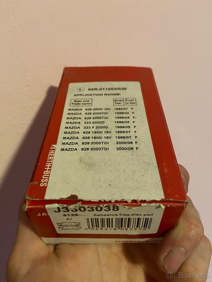 brzdove desticky mazda - 2