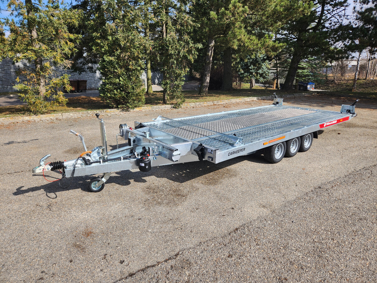 Hydraulick sklopka 500x212cm, 3x1350kg, plná plocha alu, VDI - 2