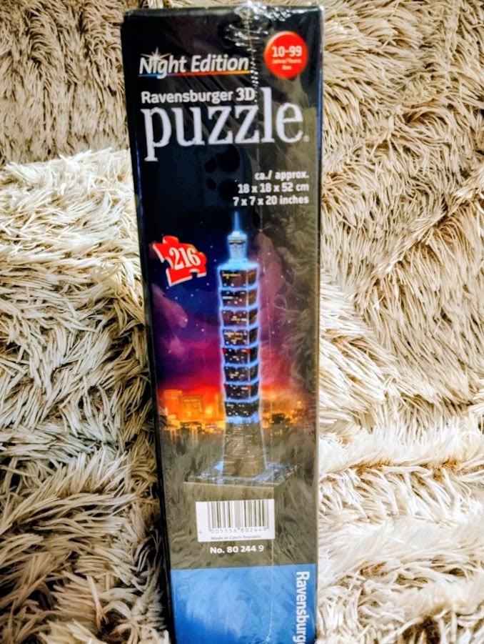 NOVÉ 3D světelné LED puzzle Ravensburger Taipei Night Editio - 2