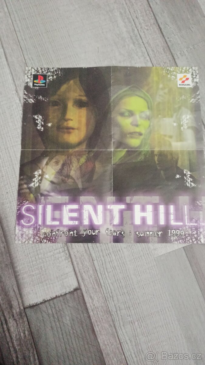 Silent Hill 1 PS1 + plakát - 2