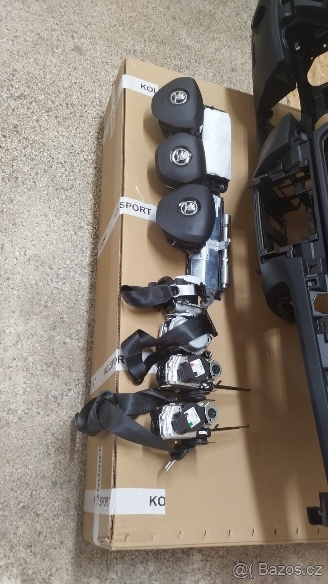 Airbagová sada Škoda Superb 3 plus nová palubní deska - 2