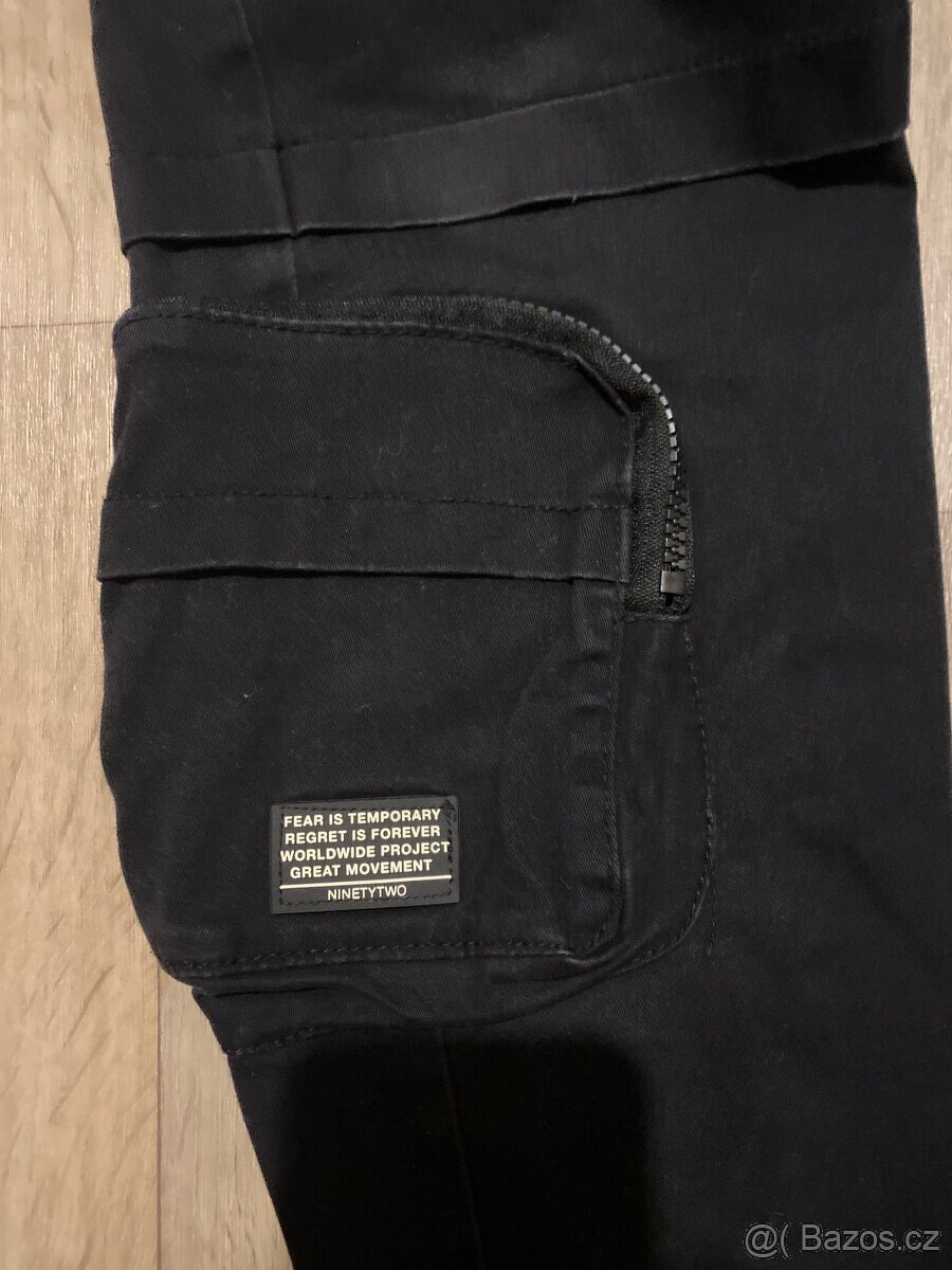 Pánské černé kapsáče vel. S - 2