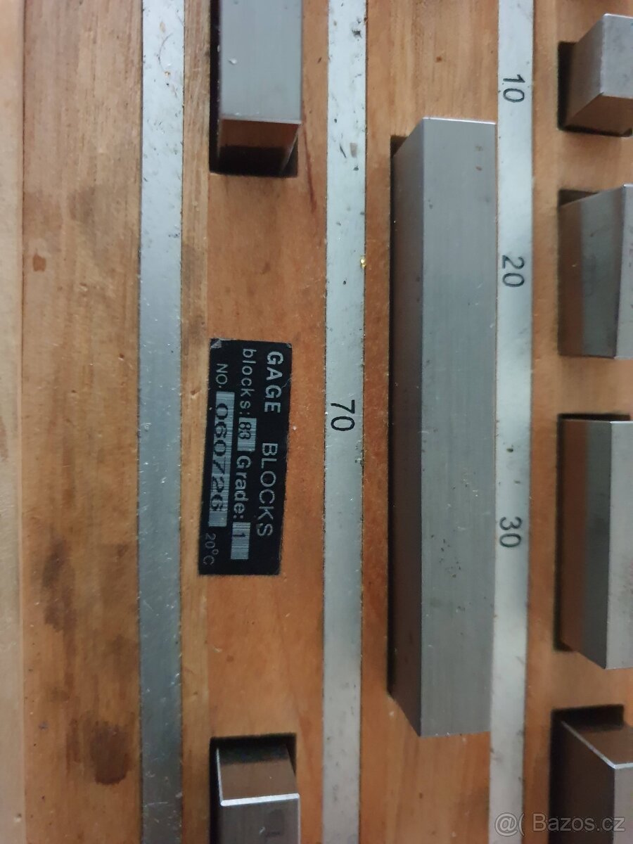 Koncové měrky setinové - 2