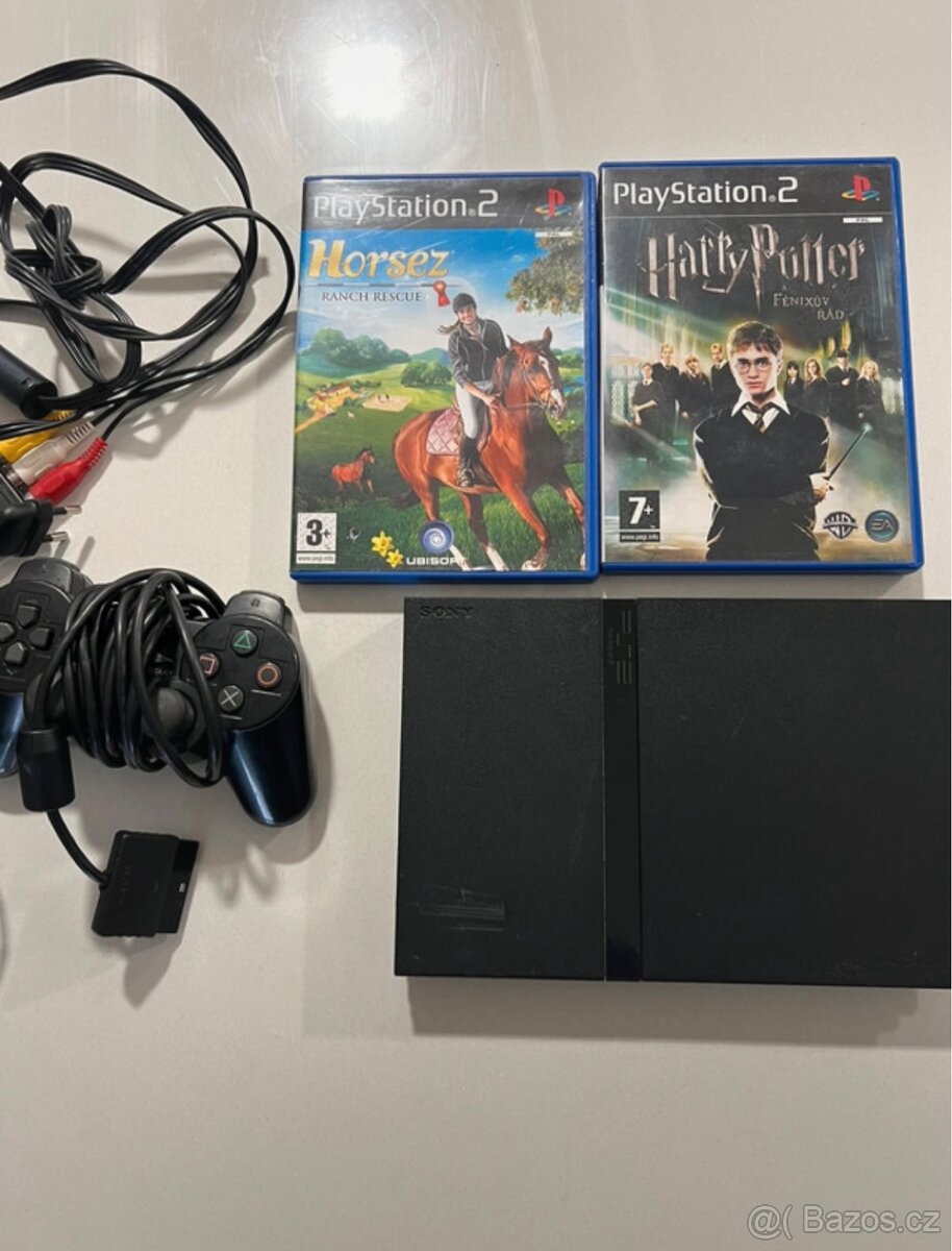 PS2 komplet + hry - 2