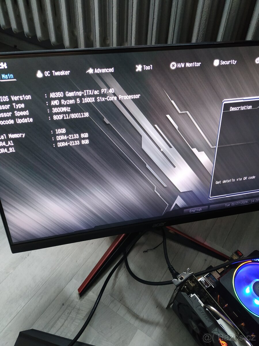 AMD Ryzen 5 1600X + AMD RGB chladič - 2