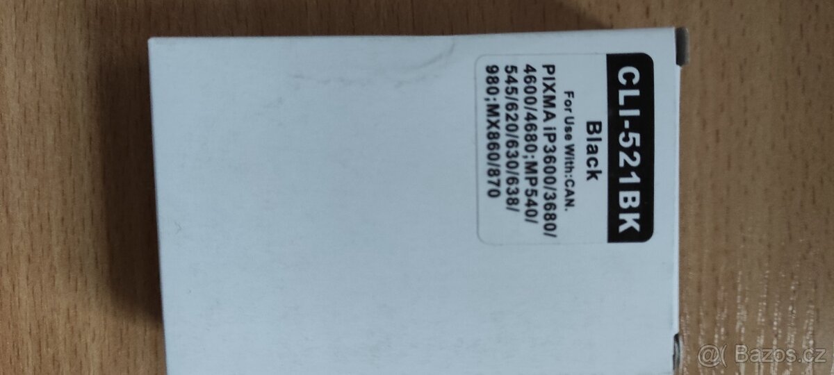 CLI-521BK CLI521BK inkoust black pro Canon PIXMA 10,5ml - 2