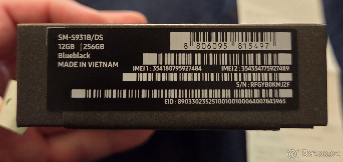 Samsung s25, 12/256gb. "Blueblack" (černa) - 2