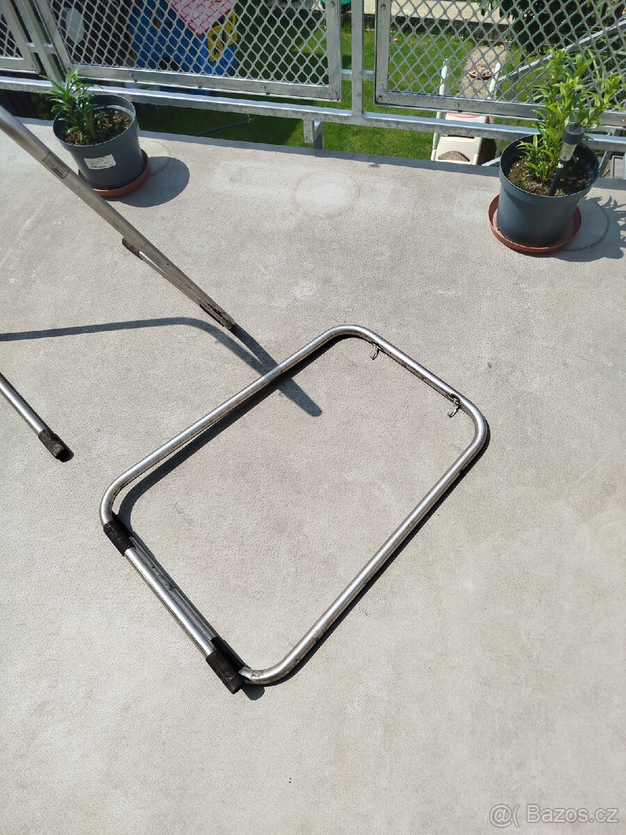 Prodám reklamní držák na cedule v nerezu - 2