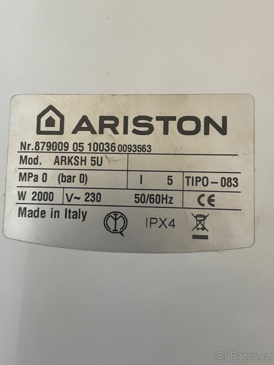 Ariston ohřívač vody - 2