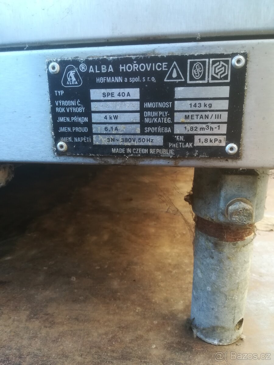 Sporák ALBA Hořovice - 2