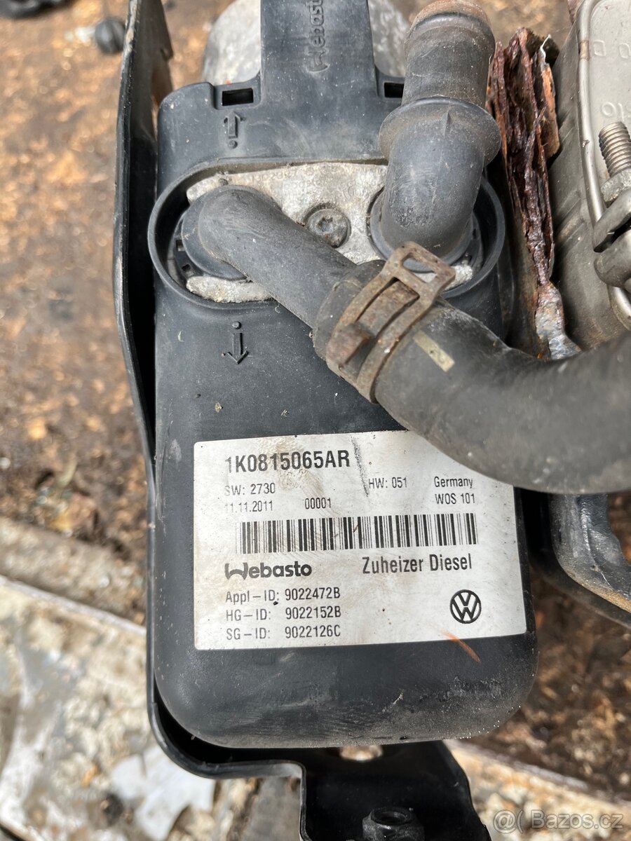 Webasto – nezávislé topení VW Touran - 2