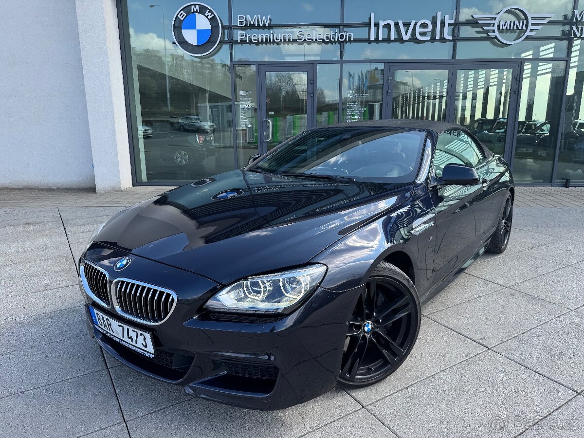BMW 640d cabrio, 122 tis.km, původ DE - 2