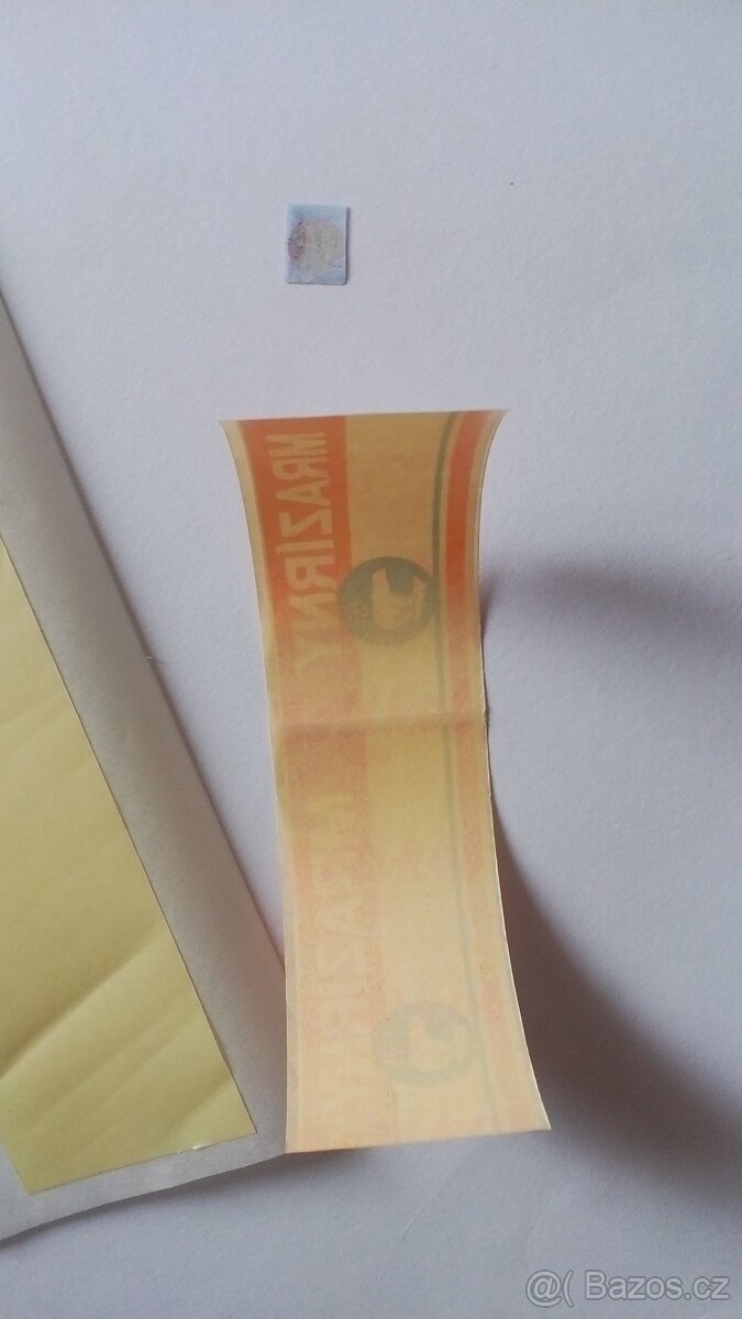 Rarita ORIGINÁLNÍ samolepky Igra mrazírny sada 3ks - 2