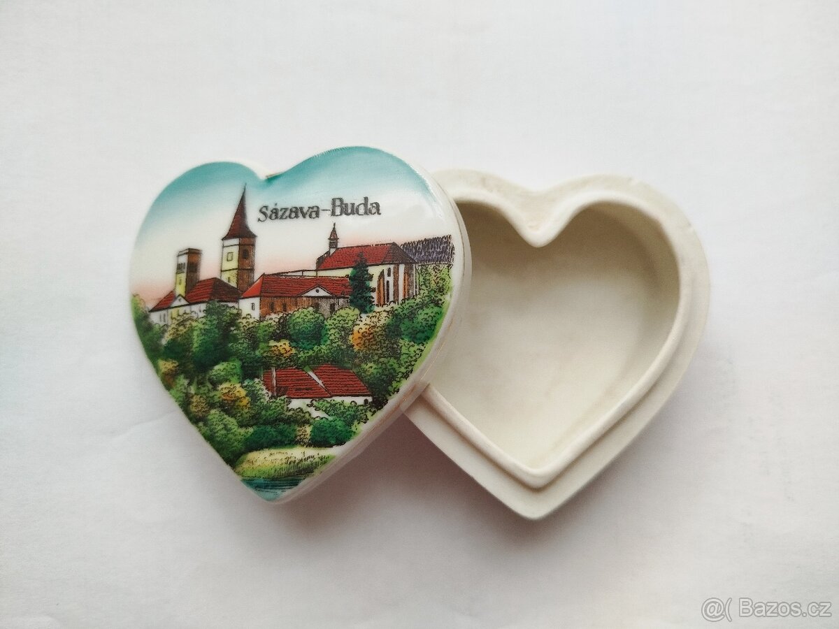 Zn. Viktoria SUPER STAV Porcelánová upomínková dóza Buda - 2