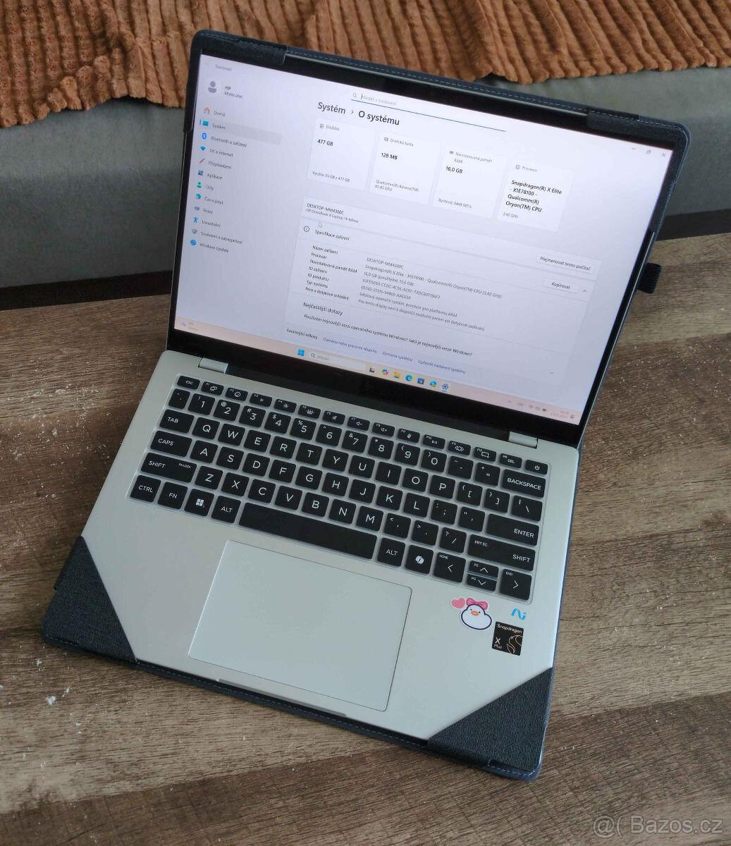 HP Omnibook X - Snapdragon X Elite, 16GB DDR5, 500GB SSD, 2K - 2