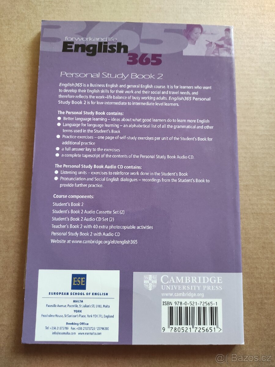 Učebnice English 365 Personal Study Book with Audio CD - 2
