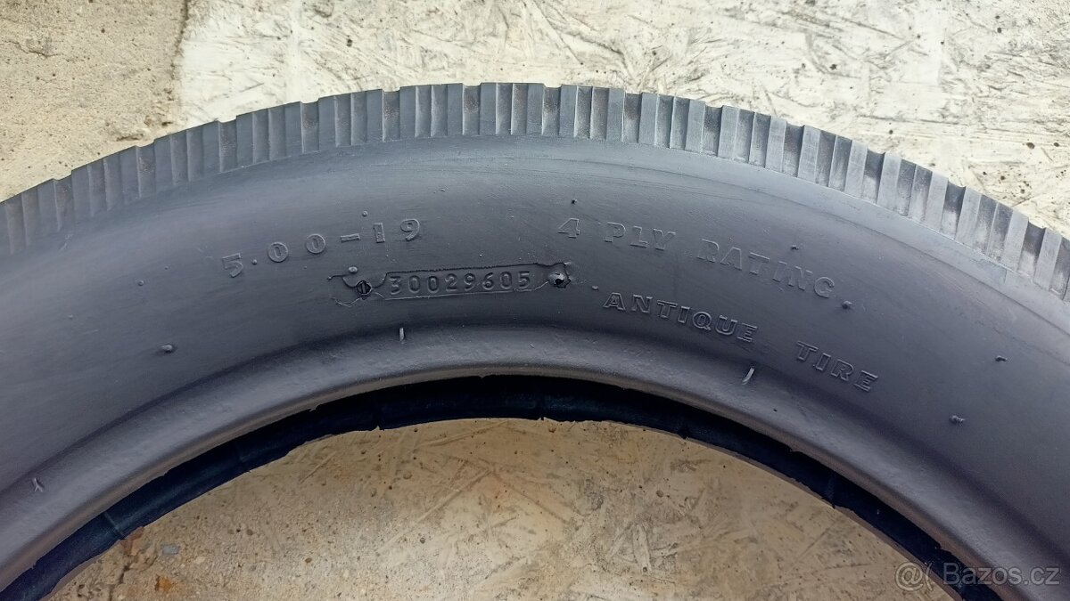 Historické pneu 5,00 – 19 Good Year - 2